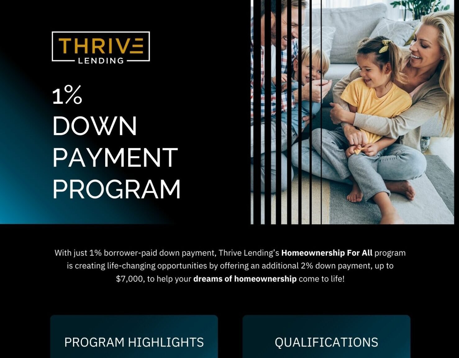 1% Down Payment Program